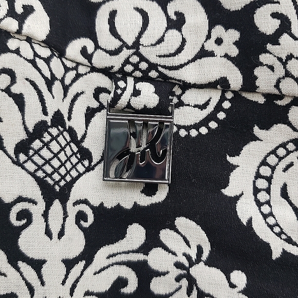 Joseph Ribkoff printed Slim Fit pull on pant - Picture 3 of 3